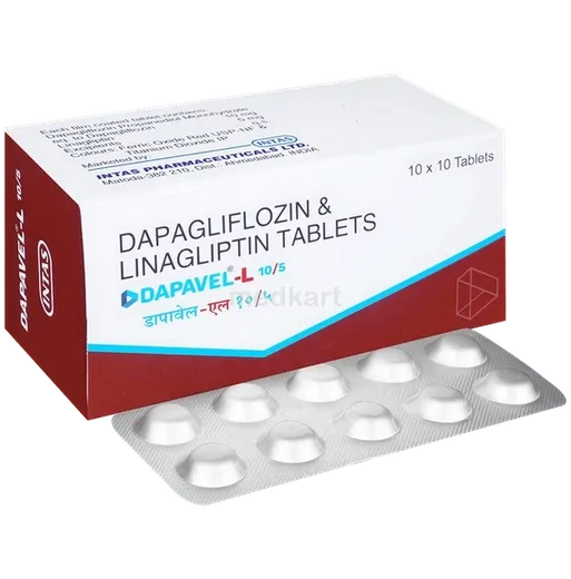 dapavel l 10/5mg tablet 10's